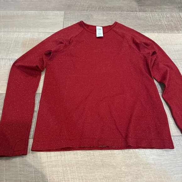 ATHLETA GIRL RED LONG SLEEVE SHIRT XXL 16 - Picture 2 of 7